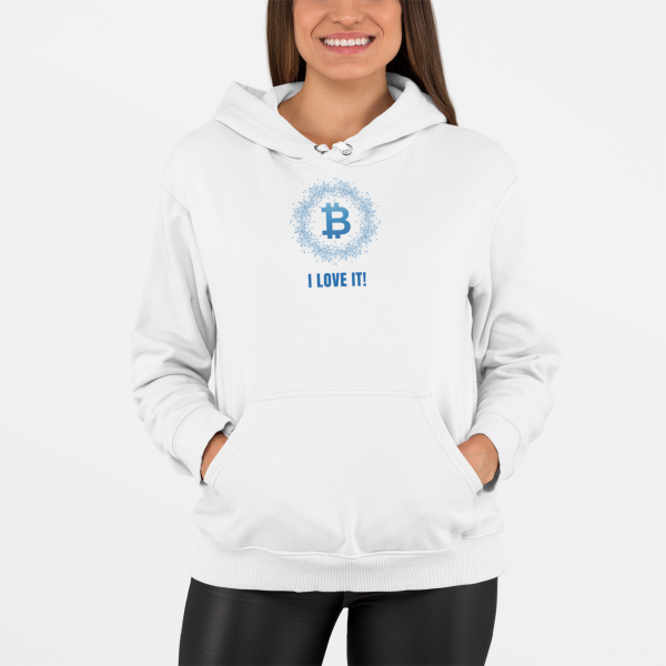 Mikina s kapucňou  #BTC ring